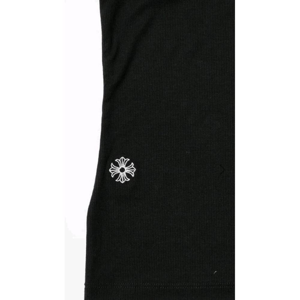 Chrome Hearts Bad Seed CH Embroidered Black Mini Rib size S Tank Top $1200 # W - Picture 5 of 9